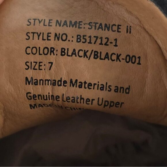 LA MILANO Men\'s‎ STANCE II GENUINE LEATHER UPPER B51712-1 Oxford Boots Size 7 main image 13